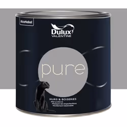 La Peinture murs & boiseries Dulux Valentine Pure Aluminium est une peinture de haute qualité alliant pigments au pouvoir cou ...