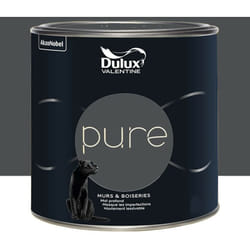 Peinture murs & boiseries Dulux Valentine Pure Asphalte 0,5 l