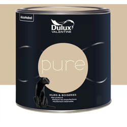 Peinture murs & boiseries Dulux Valentine Pure Camel 0,5 L