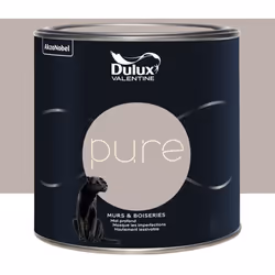La Peinture murs & boiseries Dulux Valentine Pure Naturel est une peinture de haute qualité alliant pigments au pouvoir couvr ...