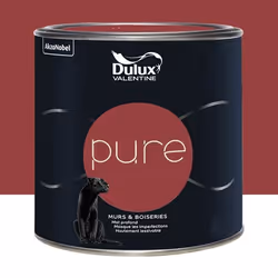 Peinture murs & boiseries Dulux Valentine Pure Rouge 2 L