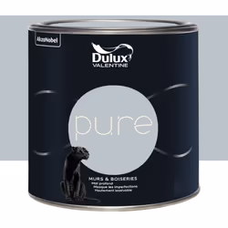 La Peinture murs & boiseries Dulux Valentine Pure Zinc est une peinture de haute qualité alliant pigments au pouvoir couvrant ...