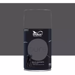 La Bombe de Peinture murs & boiseries Dulux Valentine Pure Gris est l'alliance parfaite entre peinture de haute qualité et dé ...