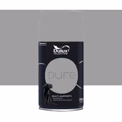 La Bombe de Peinture murs & boiseries Dulux Valentine Pure Aluminium est l'alliance parfaite entre peinture de haute qualité  ...