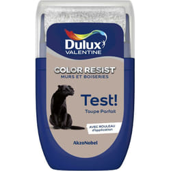 Dulux Valentine - Testeur couleur Taupe Parfait 30 mL - Peinture Color Resist