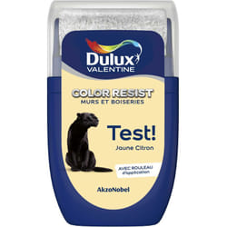 Dulux Valentine - Testeur couleur Jaune Citron 30 mL - Peinture Color Resist
