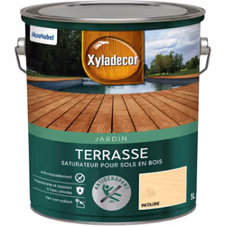 LIVRAISON OFFERTE DES 39€ D’ACHAT ET RETOUR GRATUIT ! SATURATEUR POUR SOL EXTERIEUR EN BOIS XYLADECOR TERRASSES MAT Incolore  ...