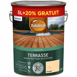 LIVRAISON OFFERTE DES 39€ D’ACHAT ET RETOUR GRATUIT ! SATURATEUR POUR SOL EXTERIEUR EN BOIS XYLADECOR TERRASSES MAT Incolore  ...