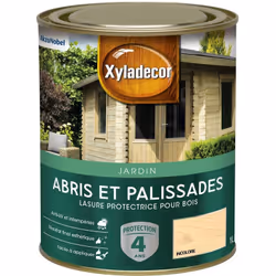 LIVRAISON OFFERTE DES 39€ D’ACHAT ET RETOUR GRATUIT ! Lasure protectrice pour bois extérieur Xyladecor Abris et Palissades ma ...