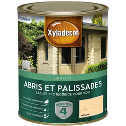 Xyladecor - Lasure protectrice pour bois extérieur - Abris et Palissades - aspect mat incolore 1 l