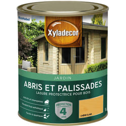 Xyladecor - Lasure protectrice pour bois extérieur - Abris et Palissades - aspect mat chêne clair 1 l