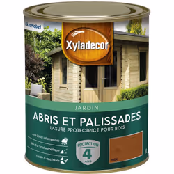 LIVRAISON OFFERTE DES 39€ D’ACHAT ET RETOUR GRATUIT ! Lasure protectrice pour bois extérieur Xyladecor Abris et Palissades ma ...