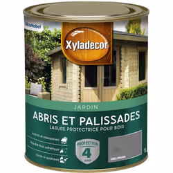 LIVRAISON OFFERTE DES 39€ D’ACHAT ET RETOUR GRATUIT ! Lasure protectrice pour bois extérieur Xyladecor Abris et Palissades ma ...