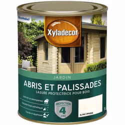 LIVRAISON OFFERTE DES 39€ D’ACHAT ET RETOUR GRATUIT ! Lasure protectrice pour bois extérieur Xyladecor Abris et Palissades ma ...