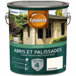LIVRAISON OFFERTE DES 39€ D’ACHAT ET RETOUR GRATUIT ! LASURE PROTECTRICE POUR BOIS EXTÉRIEUR XYLADECOR ABRIS ET PALISSADES MA ...