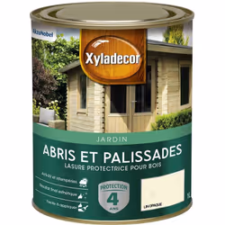 LIVRAISON OFFERTE DES 39€ D’ACHAT ET RETOUR GRATUIT ! Lasure protectrice pour bois extérieur Xyladecor Abris et Palissades ma ...