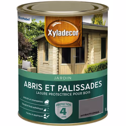 LIVRAISON OFFERTE DES 39€ D’ACHAT ET RETOUR GRATUIT ! Lasure protectrice pour bois extérieur Xyladecor Abris et Palissades ma ...