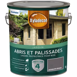 LIVRAISON OFFERTE DES 39€ D’ACHAT ET RETOUR GRATUIT ! LASURE PROTECTRICE POUR BOIS EXTÉRIEUR XYLADECOR ABRIS ET PALISSADES MA ...