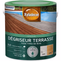 LIVRAISON OFFERTE DES 39€ D’ACHAT ET RETOUR GRATUIT ! Dégriseur pour terrasse pour tous types de bois extérieurs Mat Incolore ...