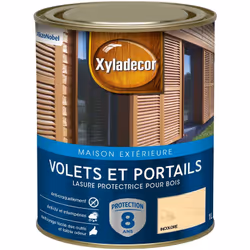 LIVRAISON OFFERTE DES 39€ D’ACHAT ET RETOUR GRATUIT ! Lasure protectrice pour bois extérieur Xyladecor Volets et Portails sat ...