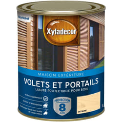 Xyladecor - Lasure protectrice pour bois extérieur - Volets et Portails - aspect satin incolore 1 l