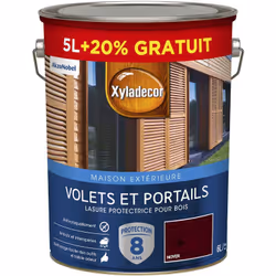 LIVRAISON OFFERTE DES 39€ D’ACHAT ET RETOUR GRATUIT ! LASURE PROTECTRICE POUR BOIS EXTÉRIEUR XYLADECOR VOLETS ET PORTAILS SAT ...