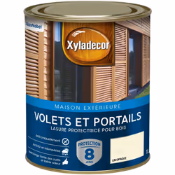 LIVRAISON OFFERTE DES 39€ D’ACHAT ET RETOUR GRATUIT ! Lasure protectrice pour bois extérieur Xyladecor Volets et Portails sat ...