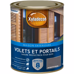 LIVRAISON OFFERTE DES 39€ D’ACHAT ET RETOUR GRATUIT ! Lasure protectrice pour bois extérieur Xyladecor Volets et Portails sat ...