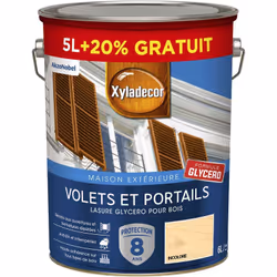LIVRAISON OFFERTE DES 39€ D’ACHAT ET RETOUR GRATUIT ! LASURE PROTECTRICE GLYCÉRO POUR BOIS EXTÉRIEUR XYLADECOR VOLETS ET PORT ...