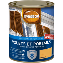 LIVRAISON OFFERTE DES 39€ D’ACHAT ET RETOUR GRATUIT ! Lasure protectrice glycéro pour bois extérieur Xyladecor Volets et Port ...