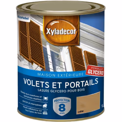 LIVRAISON OFFERTE DES 39€ D’ACHAT ET RETOUR GRATUIT ! Lasure protectrice glycéro pour bois extérieur Xyladecor Volets et Port ...