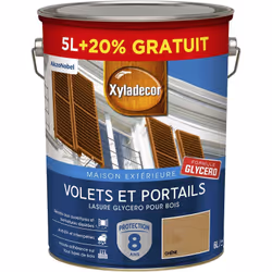 LIVRAISON OFFERTE DES 39€ D’ACHAT ET RETOUR GRATUIT ! LASURE PROTECTRICE GLYCÉRO POUR BOIS EXTÉRIEUR XYLADECOR VOLETS ET PORT ...