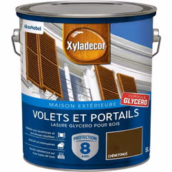 LIVRAISON OFFERTE DES 39€ D’ACHAT ET RETOUR GRATUIT ! LASURE PROTECTRICE GLYCÉRO POUR BOIS EXTÉRIEUR XYLADECOR VOLETS ET PORT ...