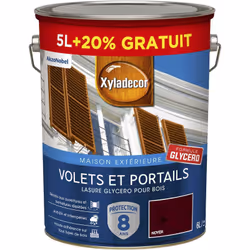 LIVRAISON OFFERTE DES 39€ D’ACHAT ET RETOUR GRATUIT ! LASURE PROTECTRICE GLYCÉRO POUR BOIS EXTÉRIEUR XYLADECOR VOLETS ET PORT ...