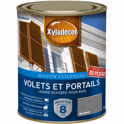 LIVRAISON OFFERTE DES 39€ D’ACHAT ET RETOUR GRATUIT ! Lasure protectrice glycéro pour bois extérieur Xyladecor Volets et Port ...