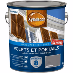 LIVRAISON OFFERTE DES 39€ D’ACHAT ET RETOUR GRATUIT ! LASURE PROTECTRICE GLYCÉRO POUR BOIS EXTÉRIEUR XYLADECOR VOLETS ET PORT ...