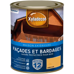 LIVRAISON OFFERTE DES 39€ D’ACHAT ET RETOUR GRATUIT ! Lasure protectrice pour bois extérieur Xyladecor Facades et Bardages sa ...