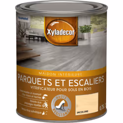 LIVRAISON OFFERTE DES 39€ D’ACHAT ET RETOUR GRATUIT ! Vitrificateur pour sols intérieurs en bois Xyladecor Parquet et Escalie ...