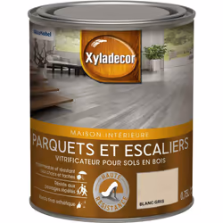 LIVRAISON OFFERTE DES 39€ D’ACHAT ET RETOUR GRATUIT ! Vitrificateur pour sols intérieurs en bois Xyladecor Parquet et Escalie ...