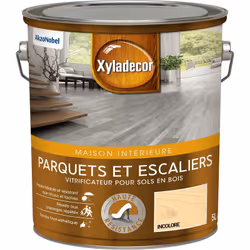 LIVRAISON OFFERTE DES 39€ D’ACHAT ET RETOUR GRATUIT ! VITRIFICATEUR POUR SOLS INTERIEURS EN BOIS XYLADECOR PARQUET ET ESCALIE ...