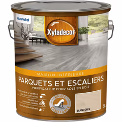 LIVRAISON OFFERTE DES 39€ D’ACHAT ET RETOUR GRATUIT ! VITRIFICATEUR POUR SOLS INTERIEURS EN BOIS XYLADECOR PARQUET ET ESCALIE ...