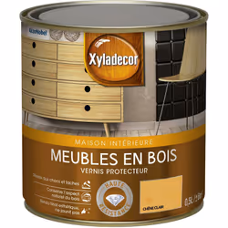 LIVRAISON OFFERTE DES 39€ D’ACHAT ET RETOUR GRATUIT ! Vernis protecteur intérieur pour les meubles en bois Xyladecor mat Chên ...
