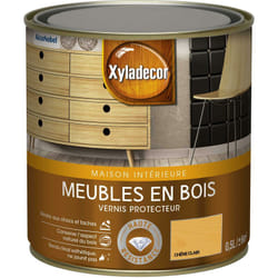 Xyladecor - Vernis protecteur pour les meubles en bois - aspect satin chêne clair 0,5 l