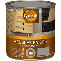 LIVRAISON OFFERTE DES 39€ D’ACHAT ET RETOUR GRATUIT ! Vernis protecteur intérieur pour les meubles en bois Xyladecor mat sati ...