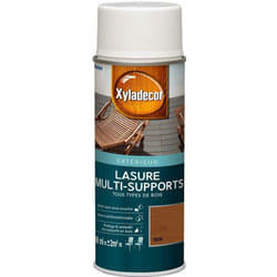 Xyladecor - Lasure aérosol multi-supports tous types de bois extérieur - aspect mat teck 400 mL