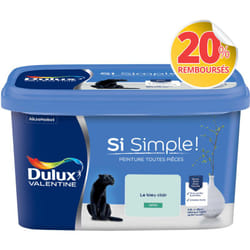 Peinture toutes pièces Si Simple Aspect Satin - Le Bleu Clair 2,5 l Dulux Valentine