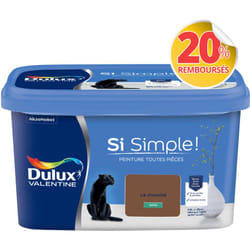 Peinture toutes pièces Si Simple Aspect Satin - Le Chocolat 2,5 l Dulux Valentine