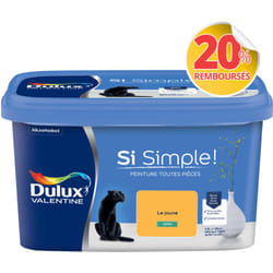 Peinture toutes pièces Si Simple Aspect Satin - Le Jaune 2,5 l Dulux Valentine
