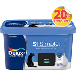 Peinture toutes pièces Si Simple Aspect Satin - Le Noir 2,5 l Dulux Valentine