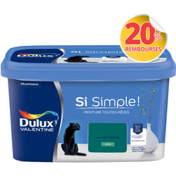 Peinture toutes pièces Si Simple Aspect Satin - Le Vert canard 2,5 L - Dulux Valentine